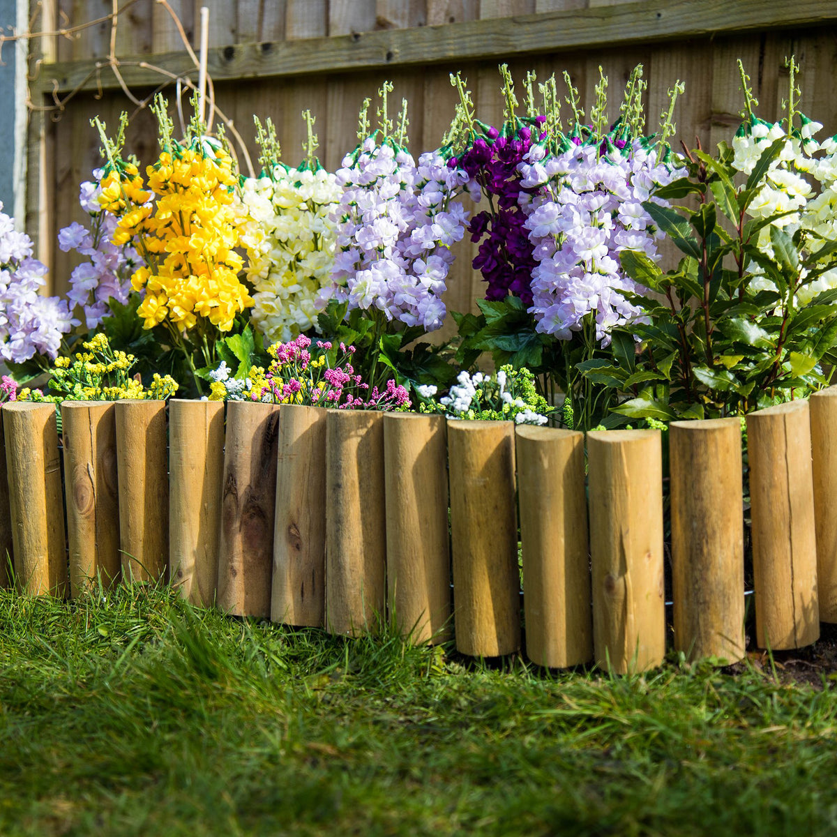 Log Boder Log Roll Border Edging 30cm x 180cm — JMart Warehouse