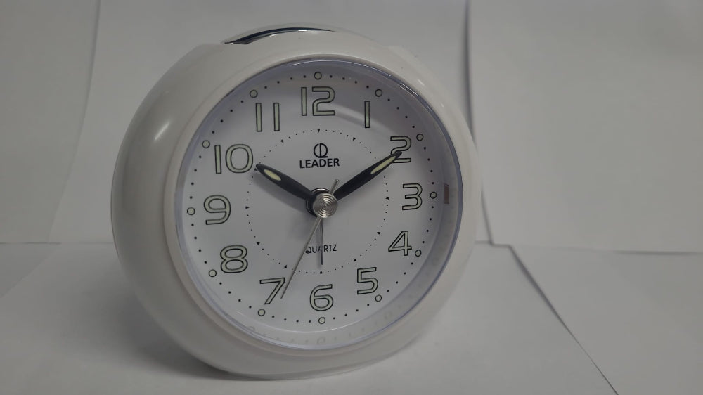 Sweep Movement Alarm Clock 10cm - Silver