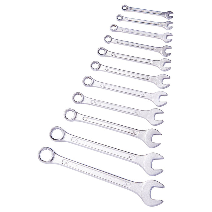 Combination Spanner Set with Rack 11pc