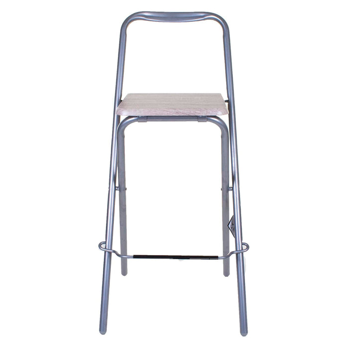 Kempsey Folding Bar Stool - Wood Effect