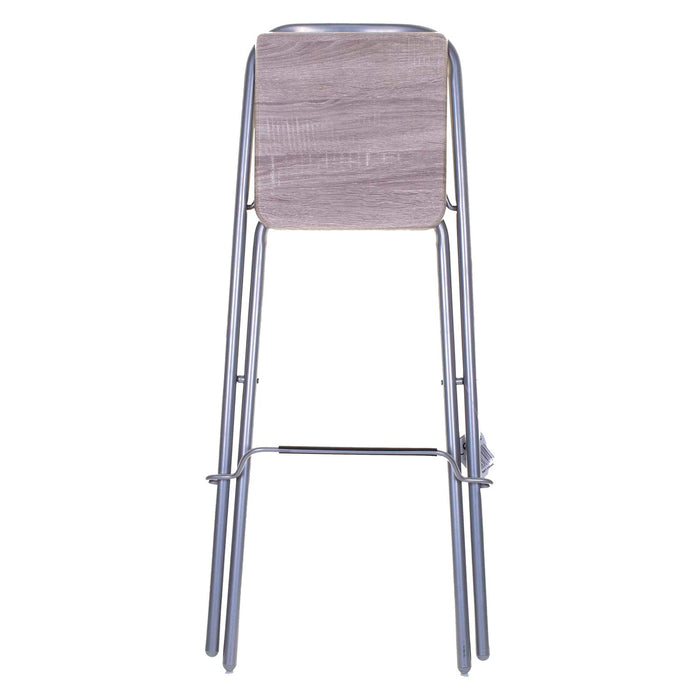 Kempsey Folding Bar Stool - Wood Effect