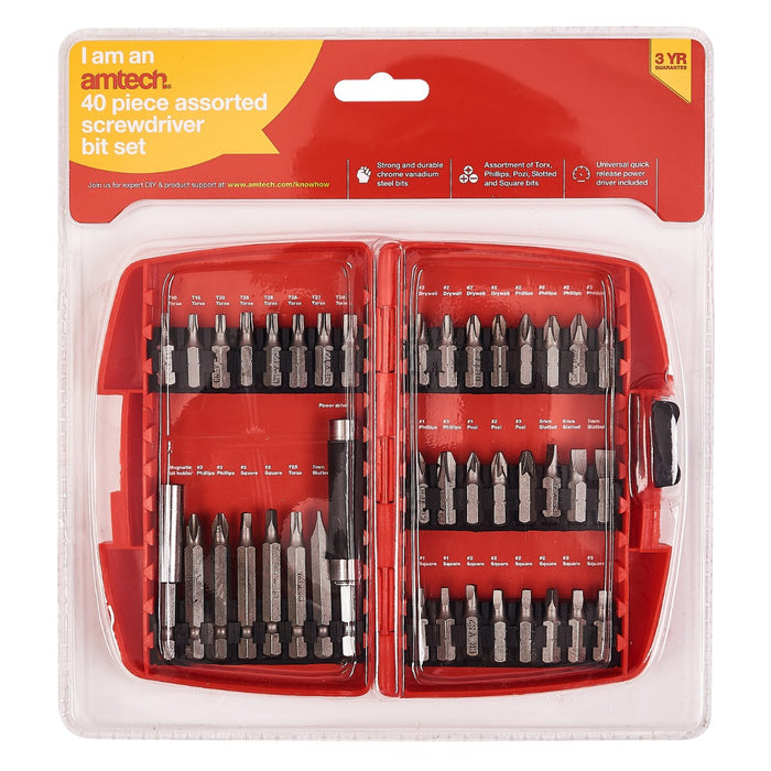 Screwdriver Bits 40pc