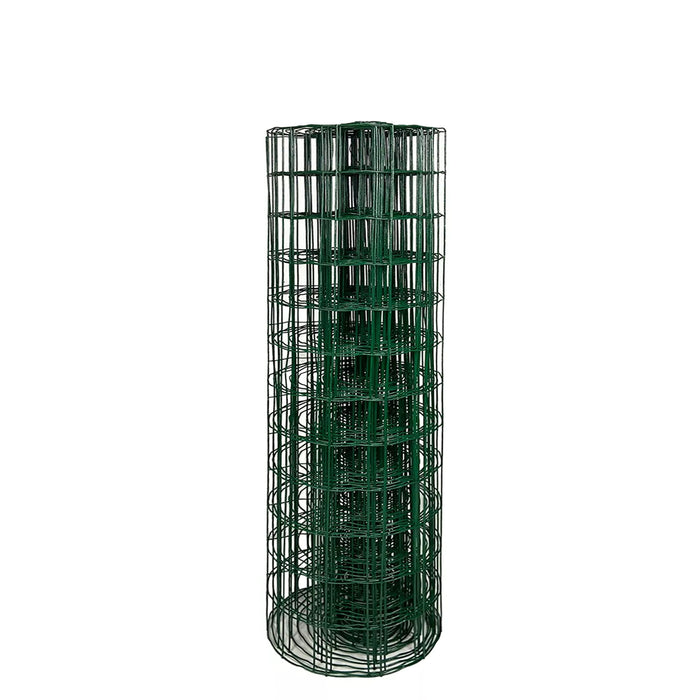 Green PVC Coated Rectangular Mesh - 0.9M x 20M