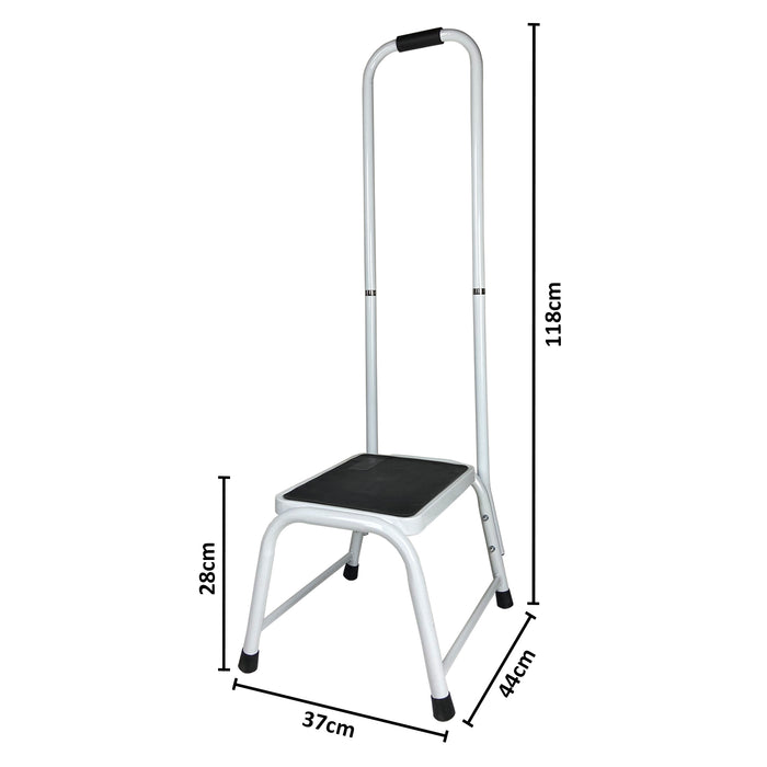 Step Stool with Tall Handle
