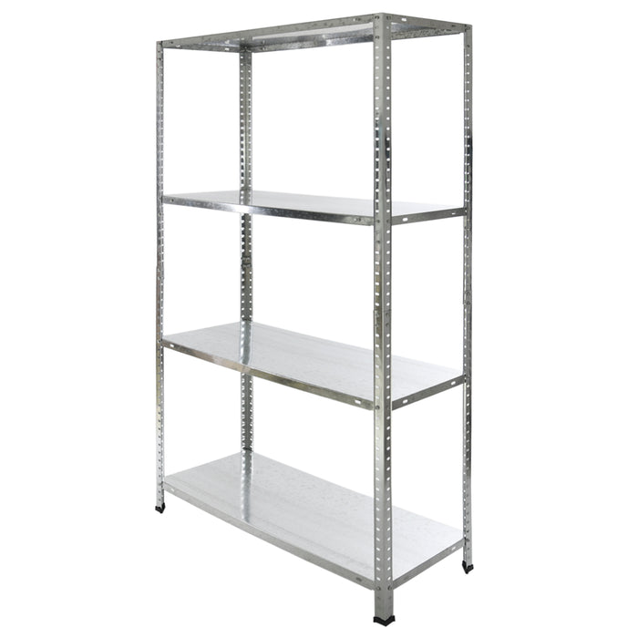 4 Tier Galvanised Shelving