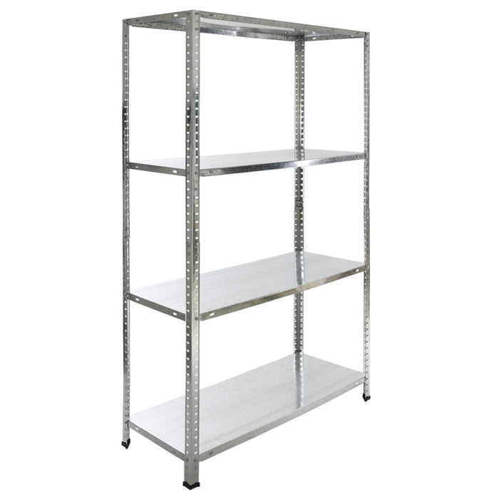 4 Tier Galvanised Shelving