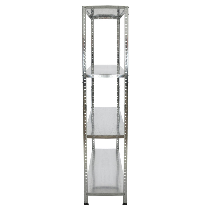 4 Tier Galvanised Shelving