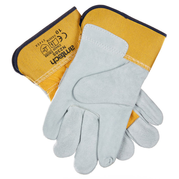 Heavy Duty Leather Rigger Gloves XL