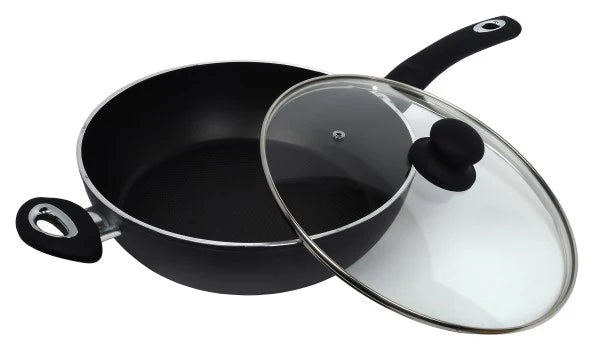 Deep Sauté Pan & Glass Lid 28cm