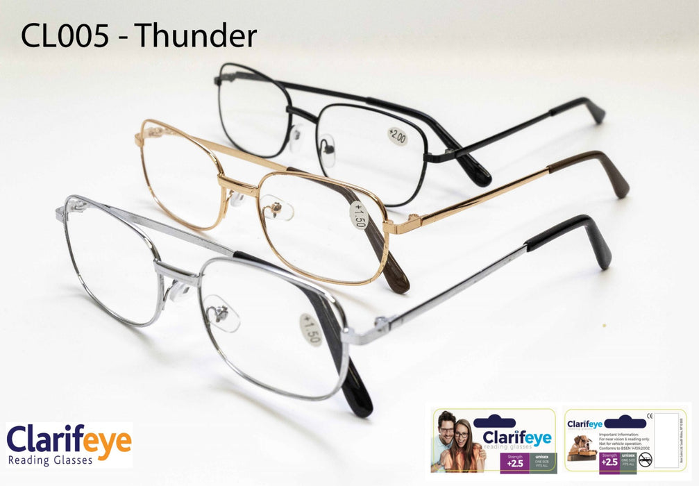 Thunder Reading Glasses +4.0