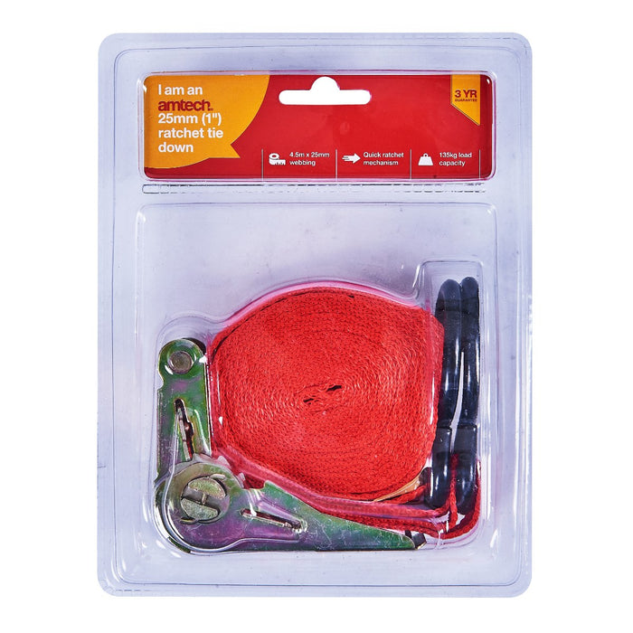 Ratchet Tie Down 450cm x 25mm