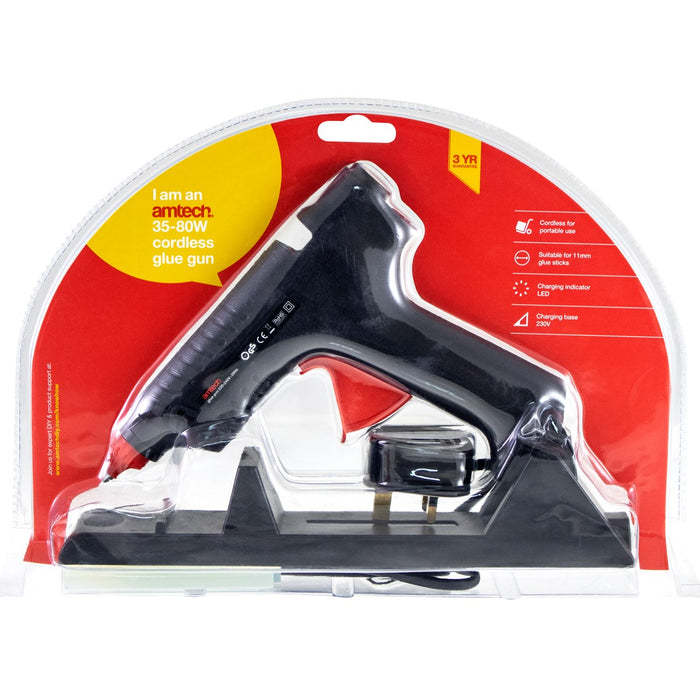 Cordless Glue Gun 35-80W