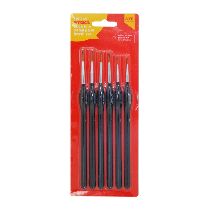 Fine Detail Pant Brush Set 6pc