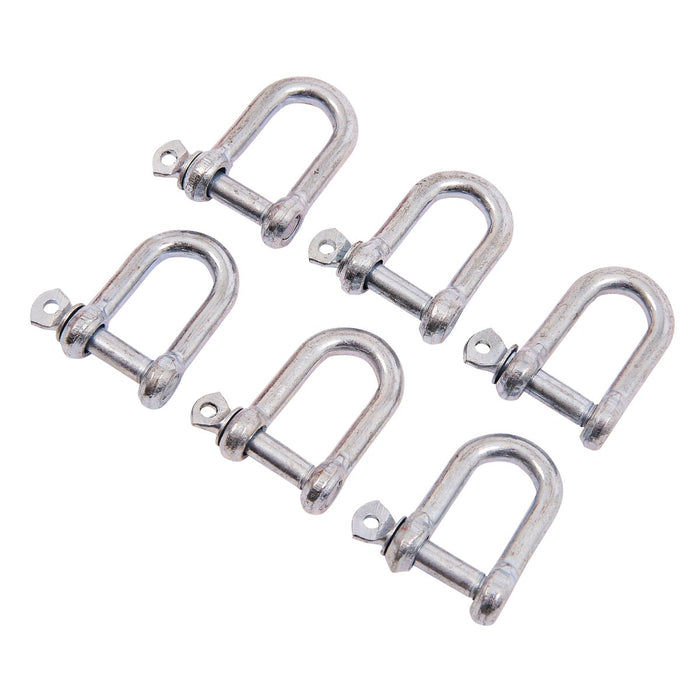 D-Shackles 8mm 6pc