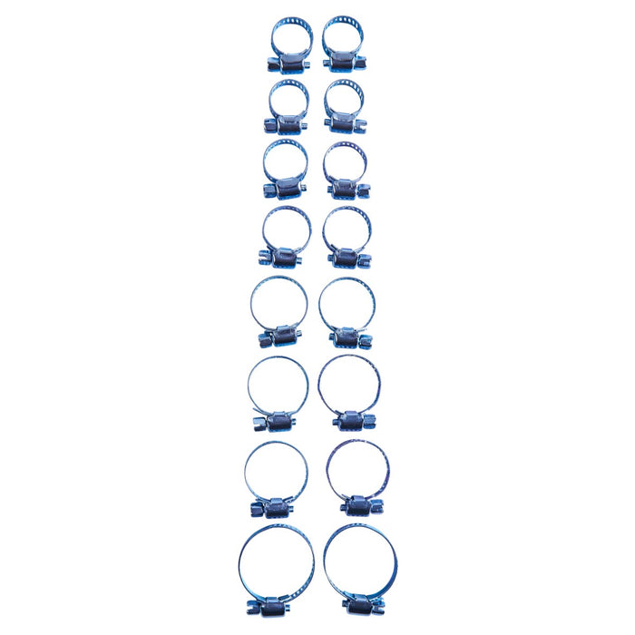 Hose Clips 16pc