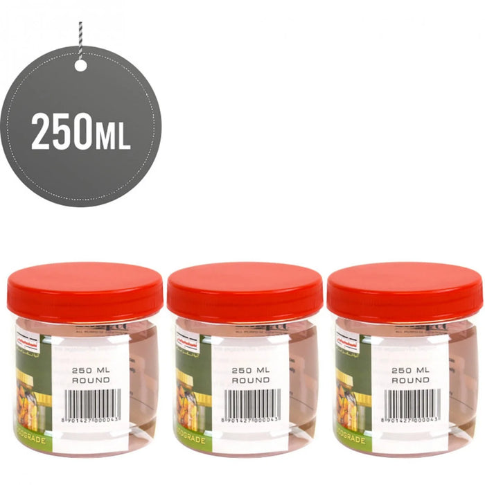 3pk Containers 250ml