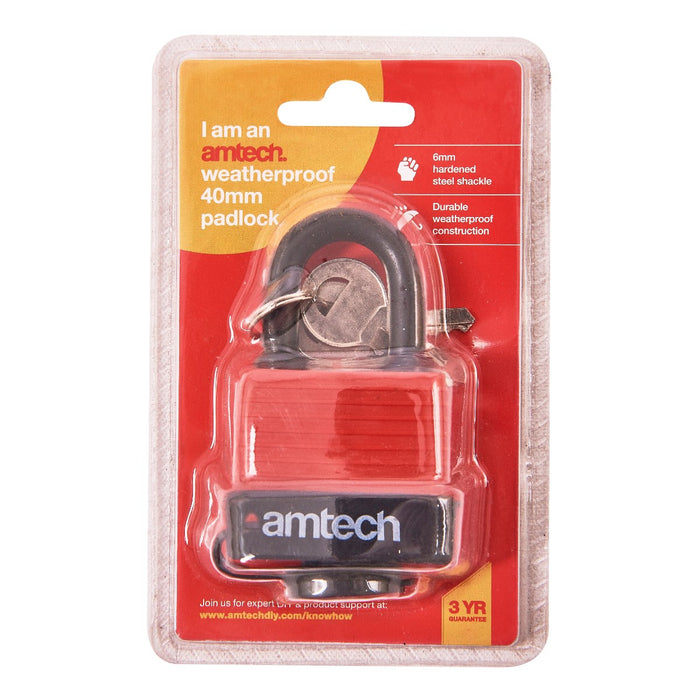 Padlock Weatherproof 40mm