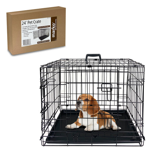 24 inch dog best sale cage