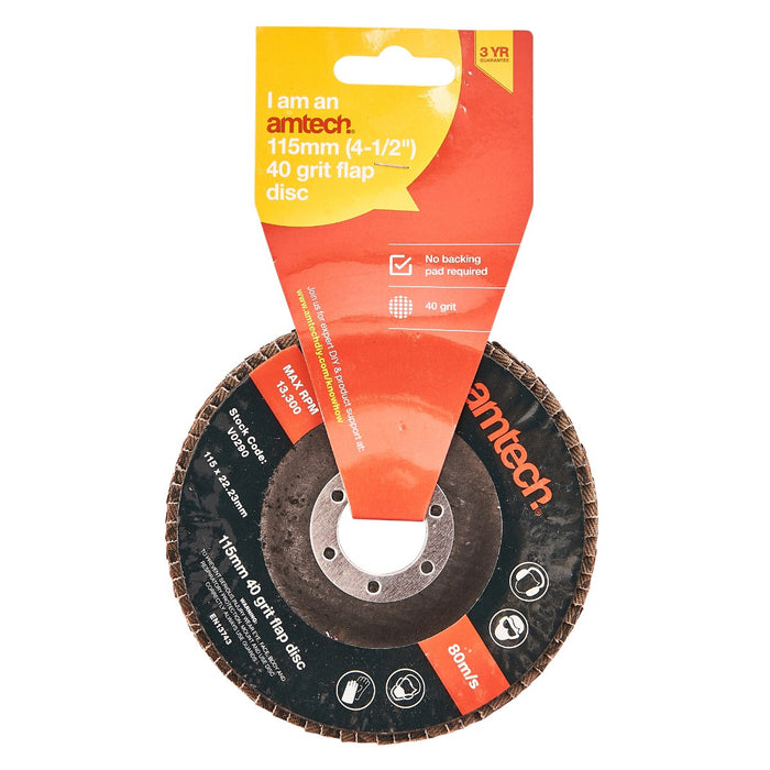 Flap Disc 40 grit 115mm
