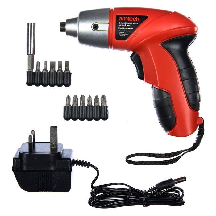 Cordless Electric Screwdriver kit 3.6V NiMH