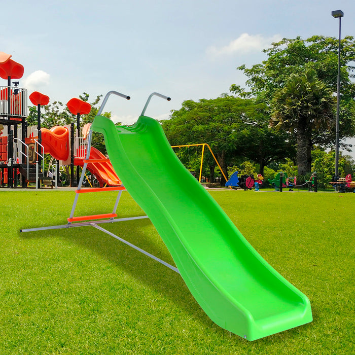 Large Green Garden Wavy Slide