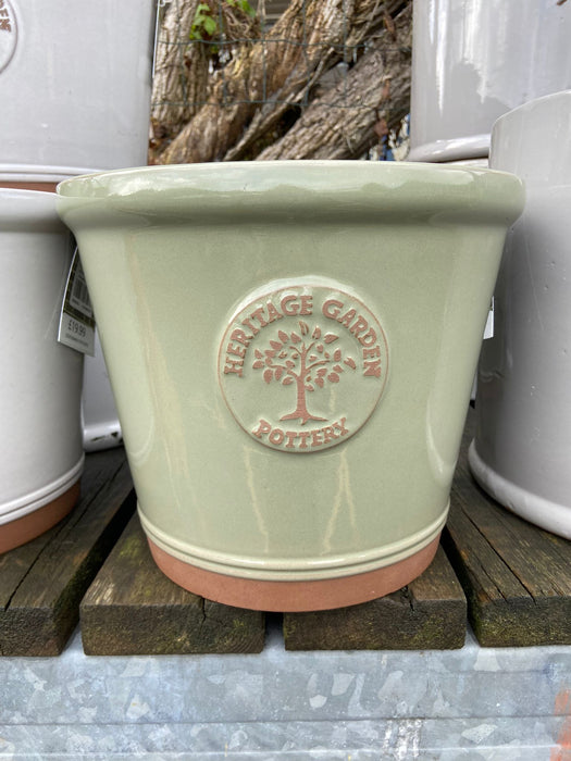 Edward Glazed Pot Green 25cm
