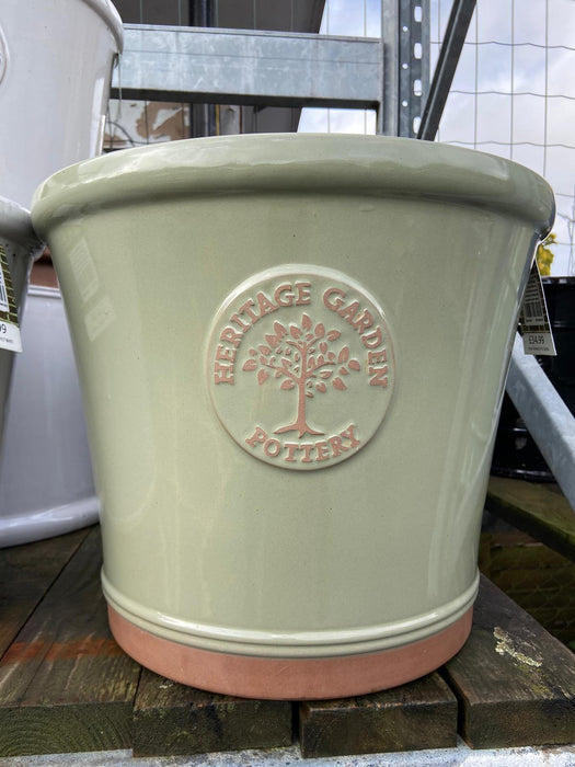 Edward Glazed Pot Green 35cm