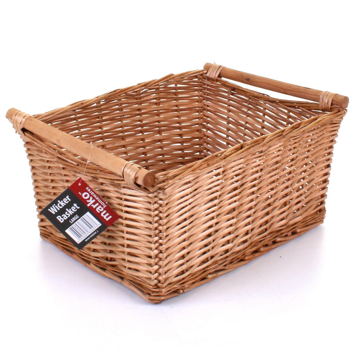 Natural Wicker Traditional Storage Baskets