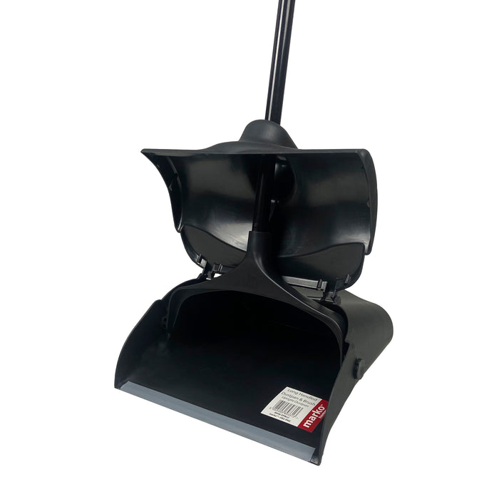 Long Handled Self Closing Dustpan & Brush