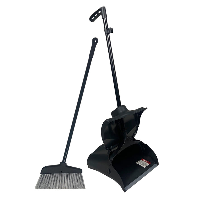 Long Handled Self Closing Dustpan & Brush