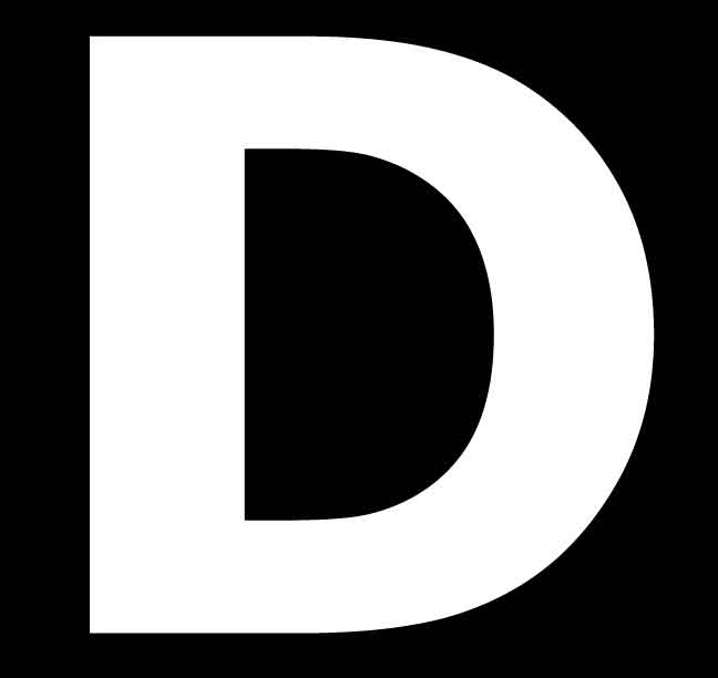 D White