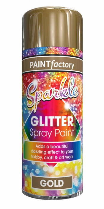 Glitter Spray Paint Gold