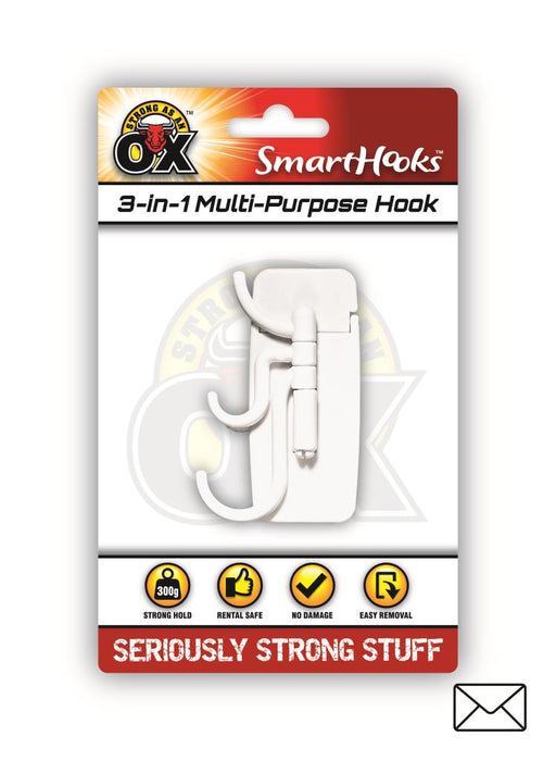 Removable Adhesive Hooks 3 in 1