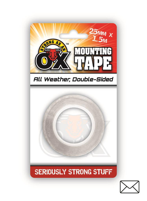 Mounting Tape Silicone 25mm X 1.5m