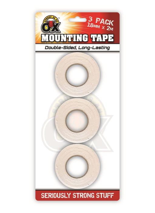 Foam Mounting Tape 6m X 18mm