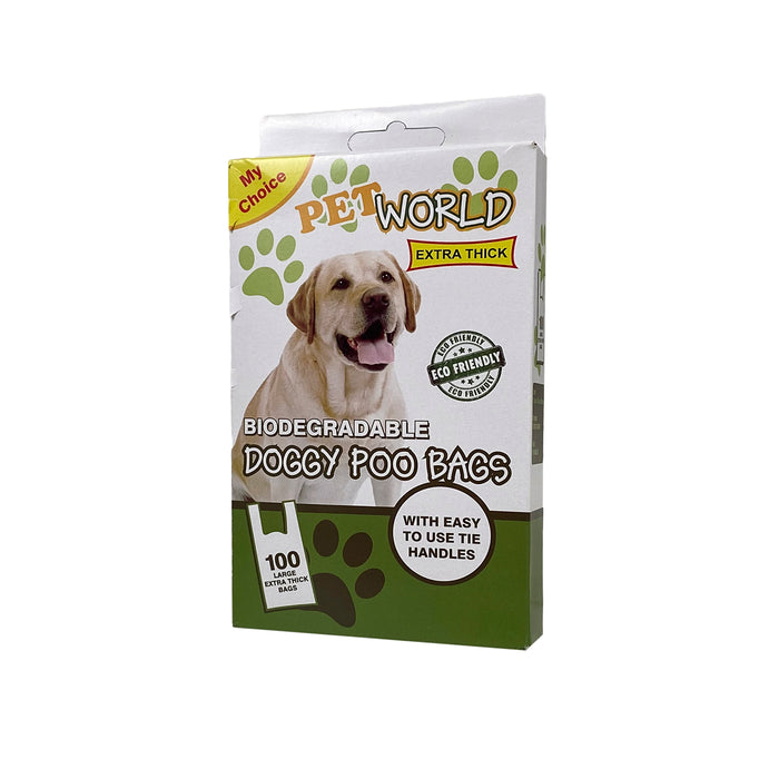 Biodegradable Extra Thick Dog Waste Bags 100pc