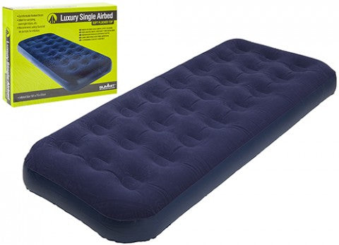 Single Flocked Airbed