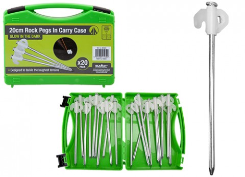 Glow In The Dark Pegs & Case