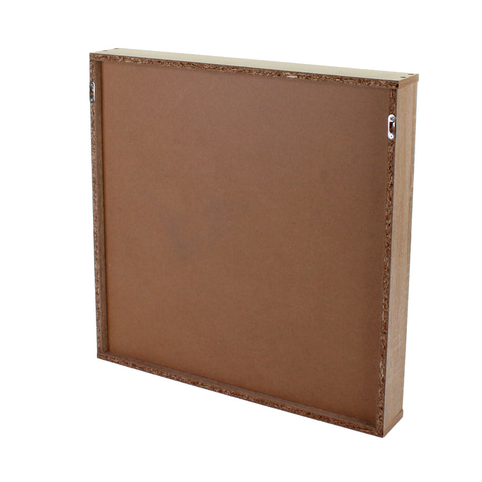 Wood Effect Recessed Mirror