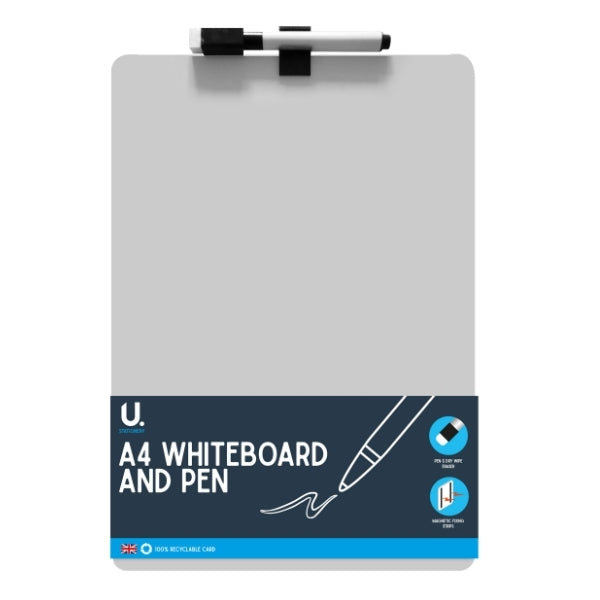 Magnetic Whiteboard & Pen A4