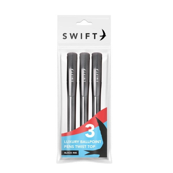 Luxury Twist Black Pens