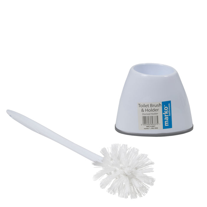 Toilet Brush & Domed Holder Set
