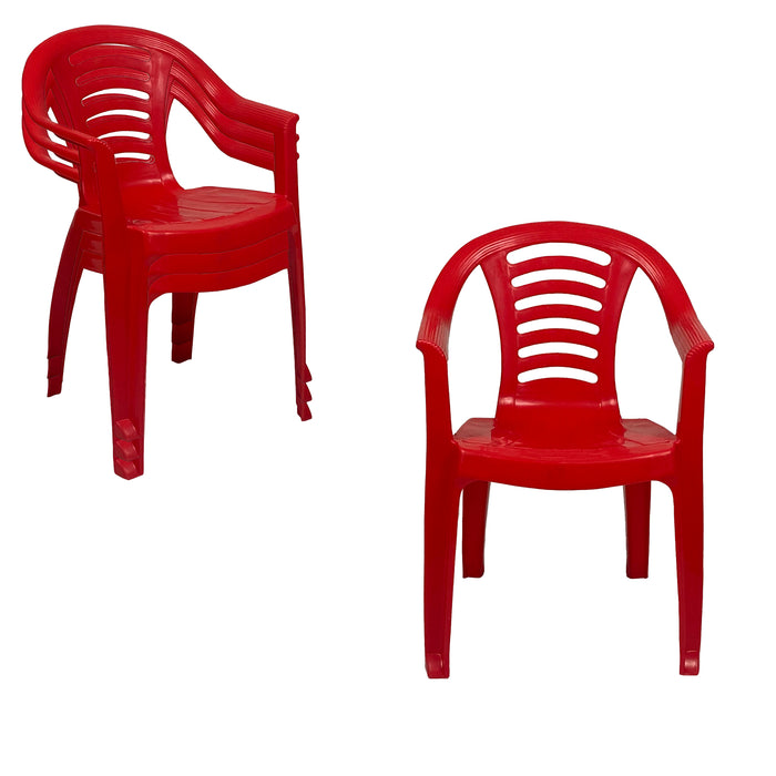 Kids Plastic Chair - Red