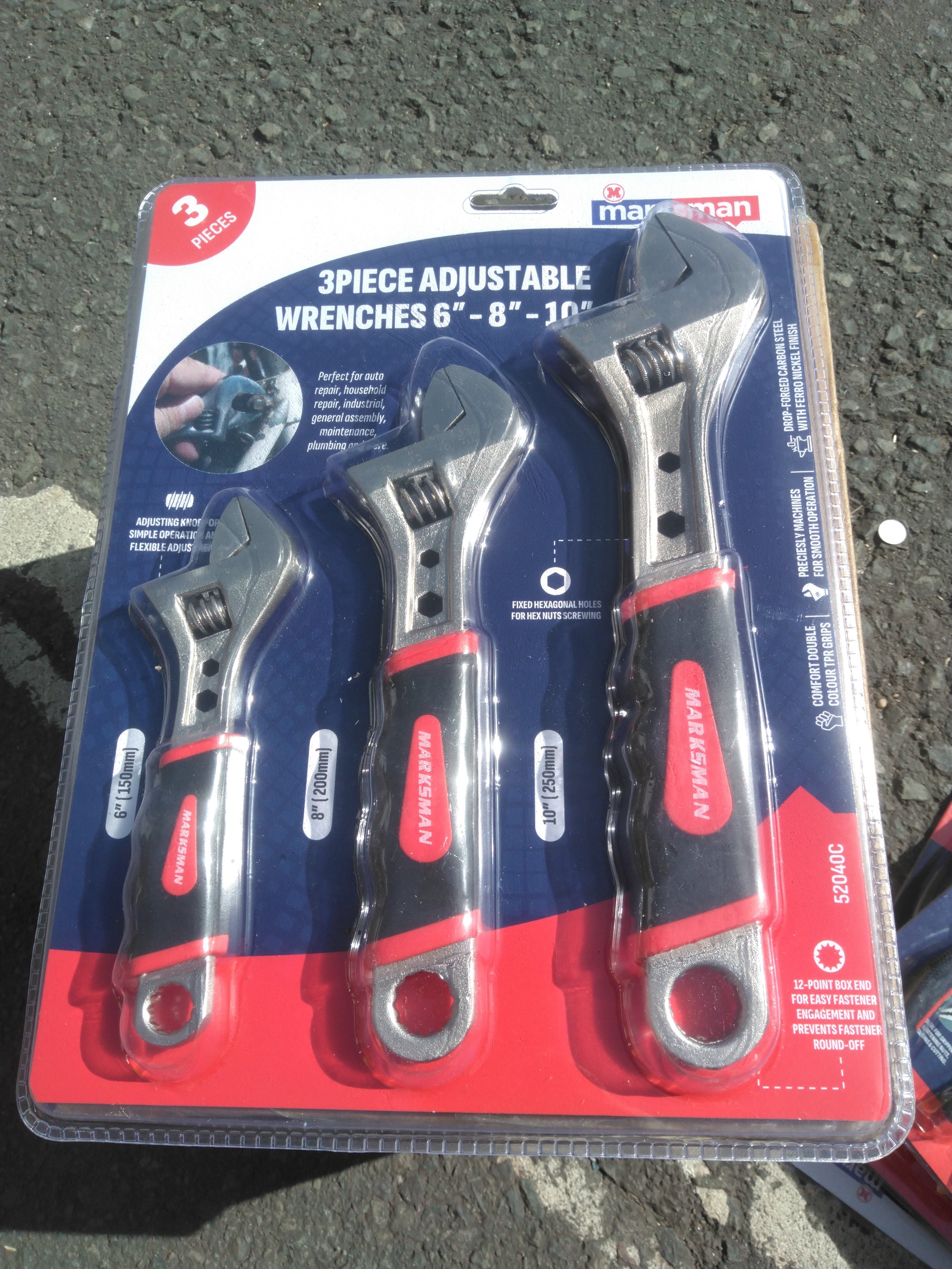 3pc adjustable wrench set — JMart Warehouse