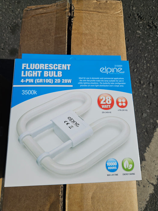 4 pin 2d lightbulb 28w