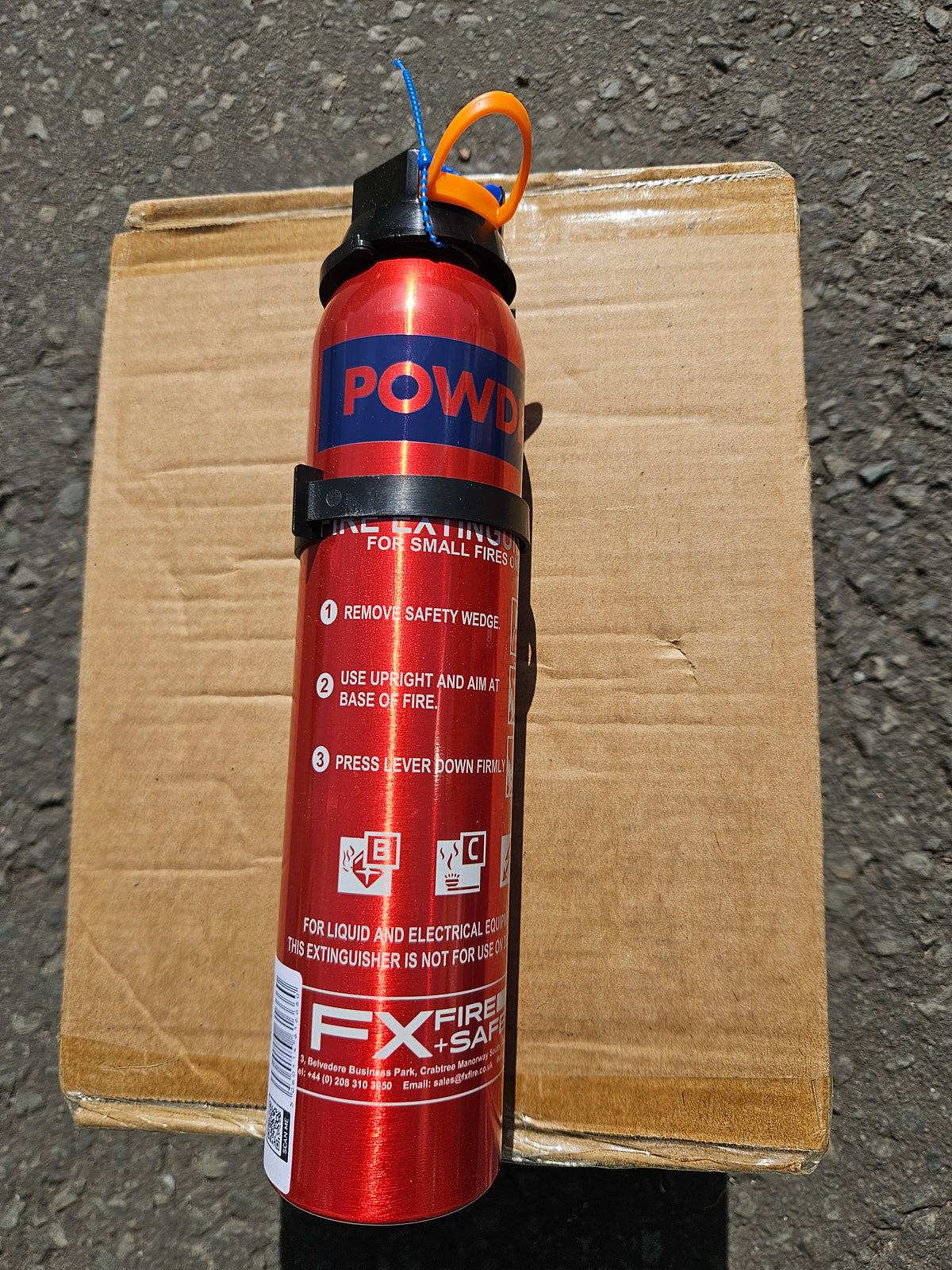 Powder Fire Extinguisher 600g — JMart Warehouse