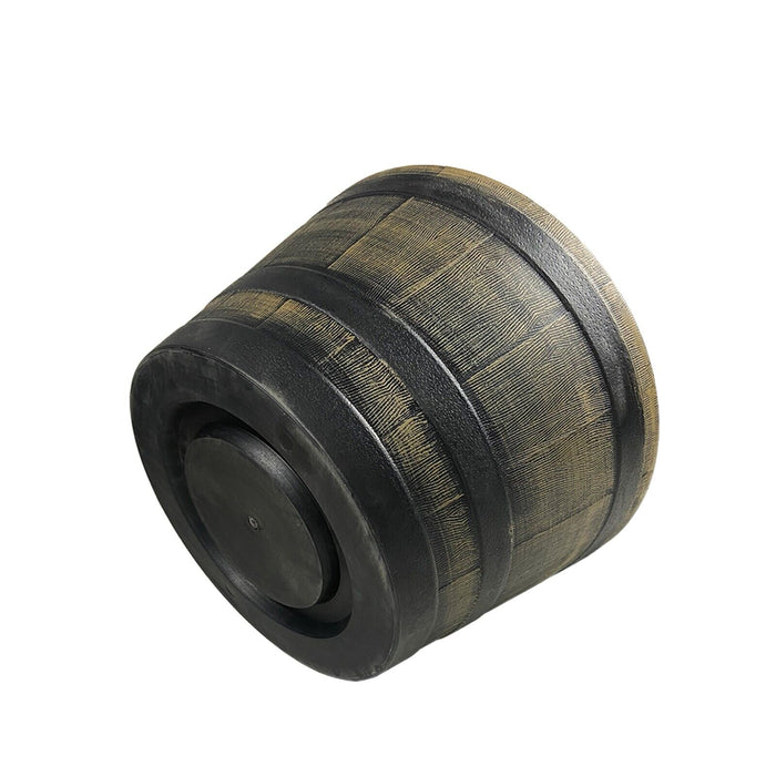 Burntwood Barrel Planter Round 57cm x 34cm