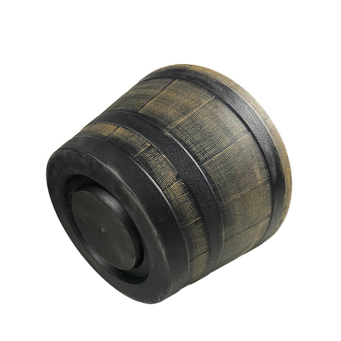 Burntwood Barrel Planter Round 63cm x 37cm