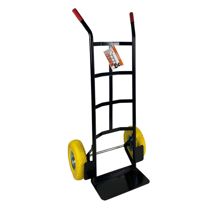 Absterge Sack Truck Puncture Proof Wheels Black