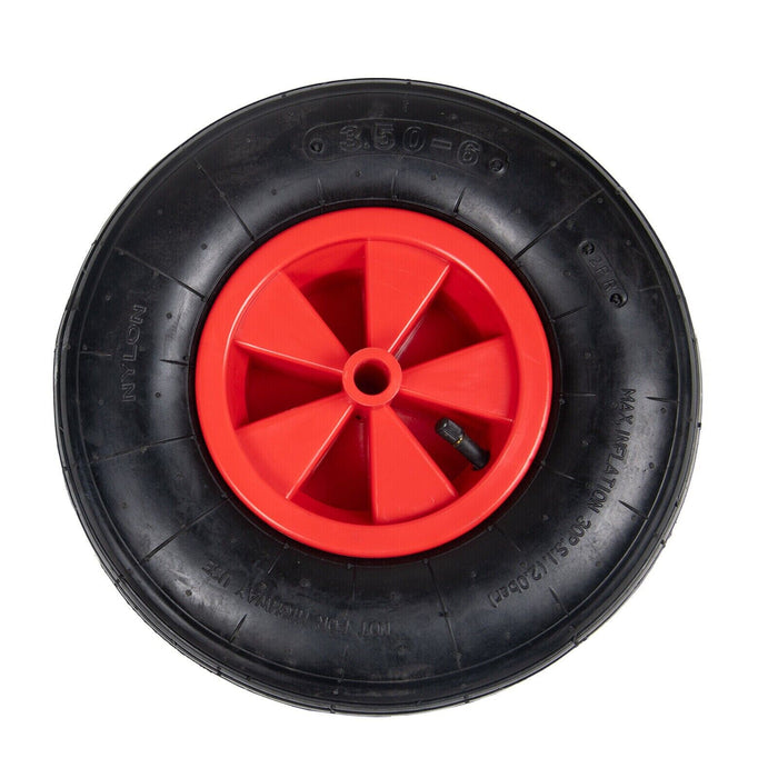 12" Pneumatic Red Wheelbarrow Wheel